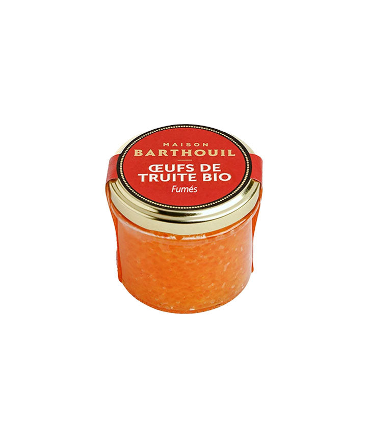 Œufs de truite fumés bio