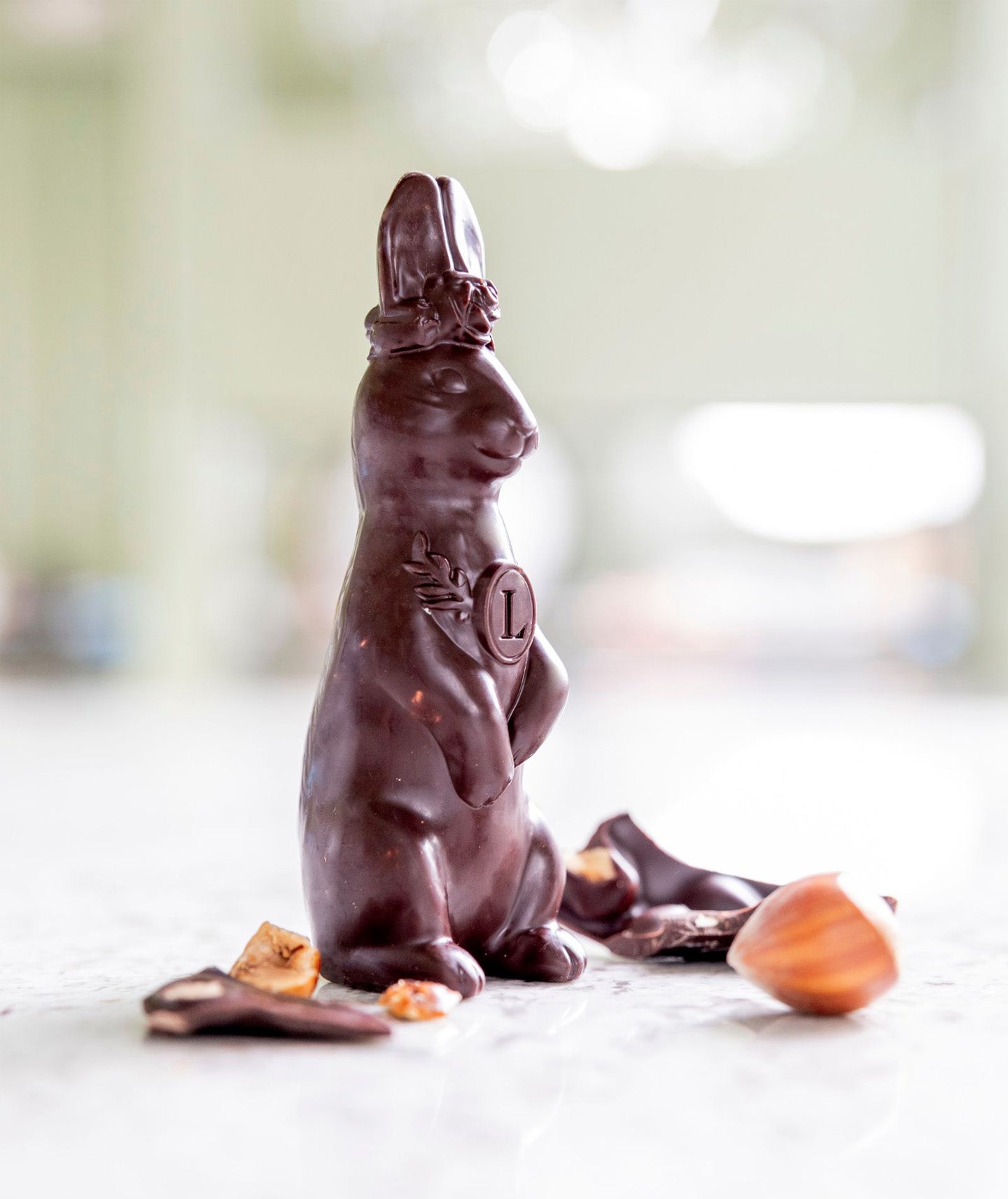 « LALA » le lapin - Chocolat noir & Noisettes