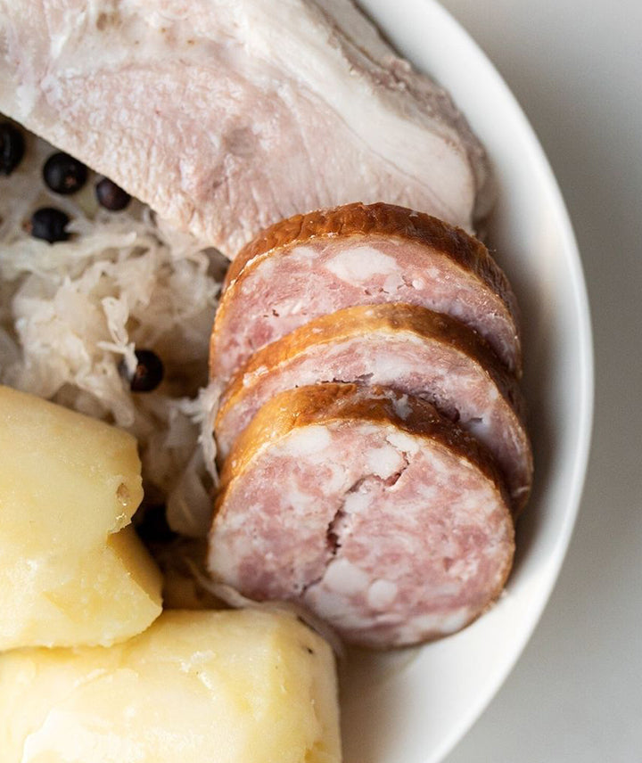 Saucisson à l'ail fumé