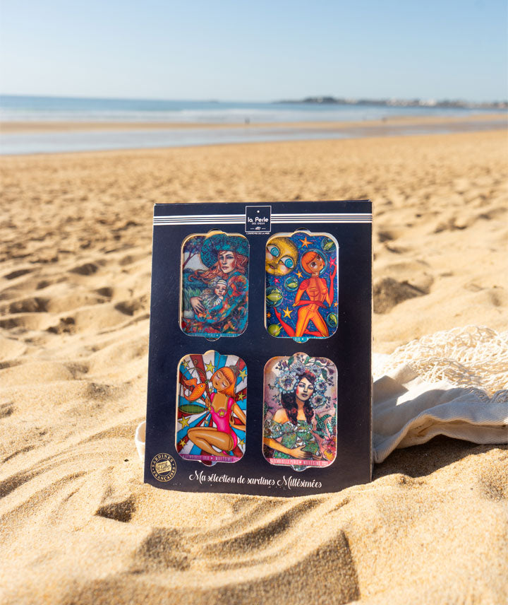 Coffret Collector 4 sardines millésimes 2023/2024