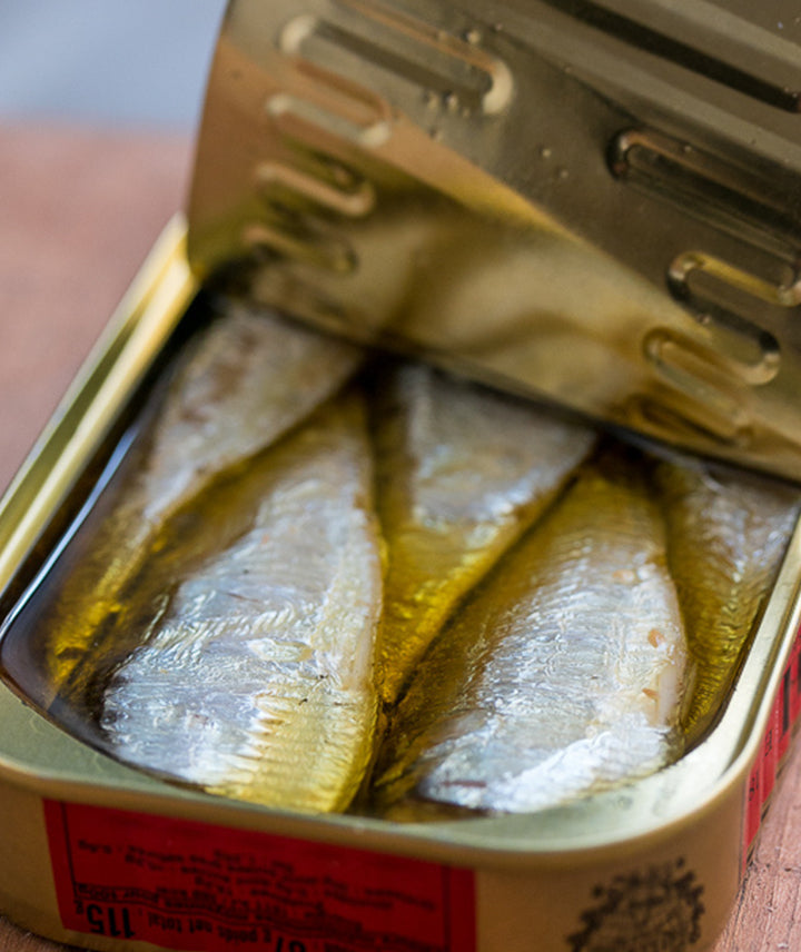 Sardines à l'huile d'olive millésimées