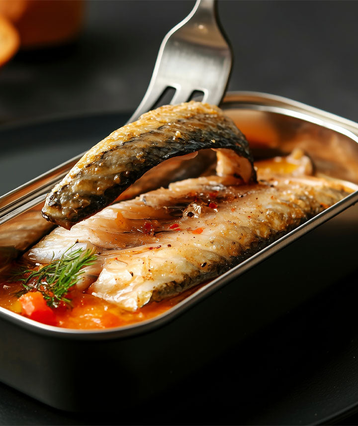 Sardines à l'huile d'olive et à la tomate épicée 1/6