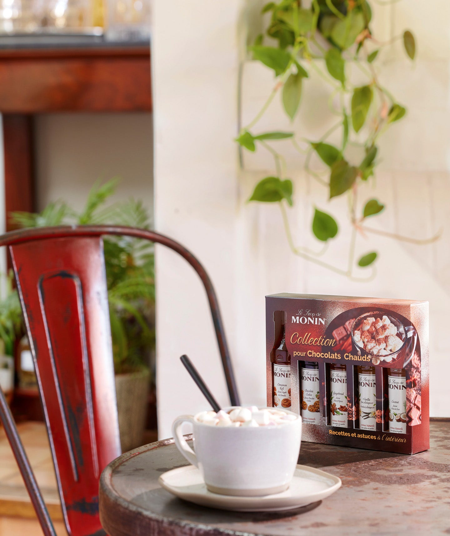 Coffret de 5 sirops pour chocolat chaud aromatisés