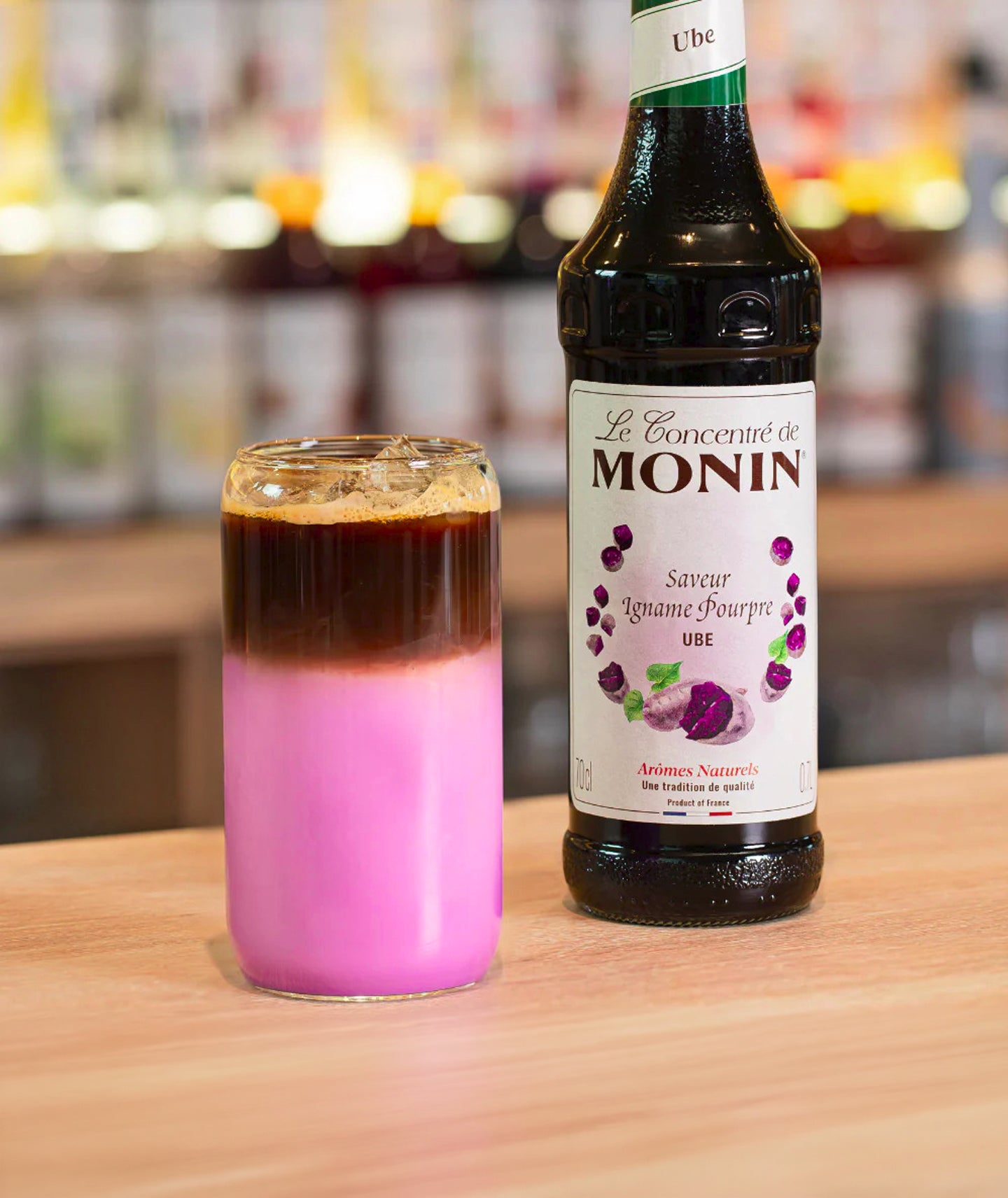 Ubé - Le sirop de Monin