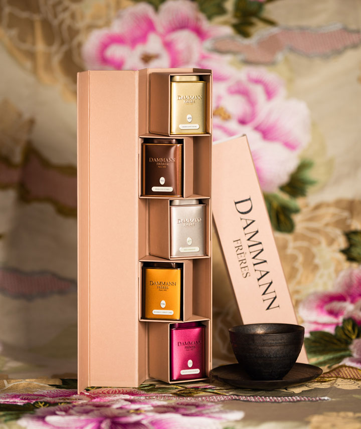 Coffret de thés et infusions "Iris" - Boîte vrac