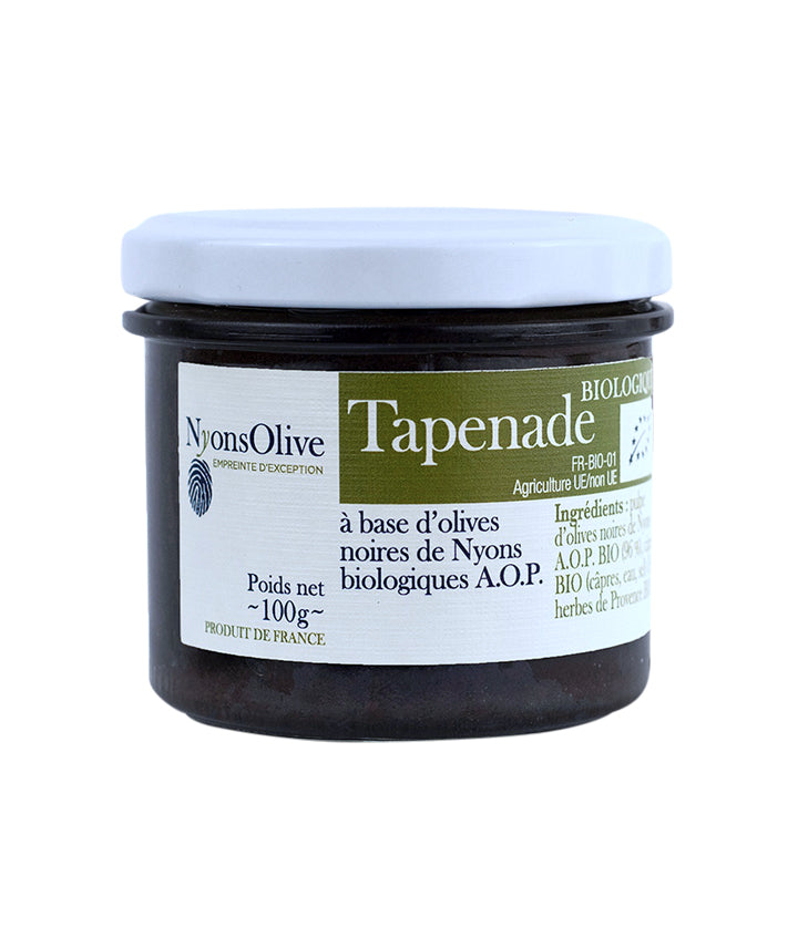 Tapenade d'olives noires de Nyons AOP bio