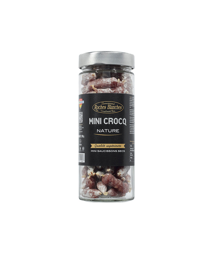 Mini saucissons secs - Mini Crocq nature bocal