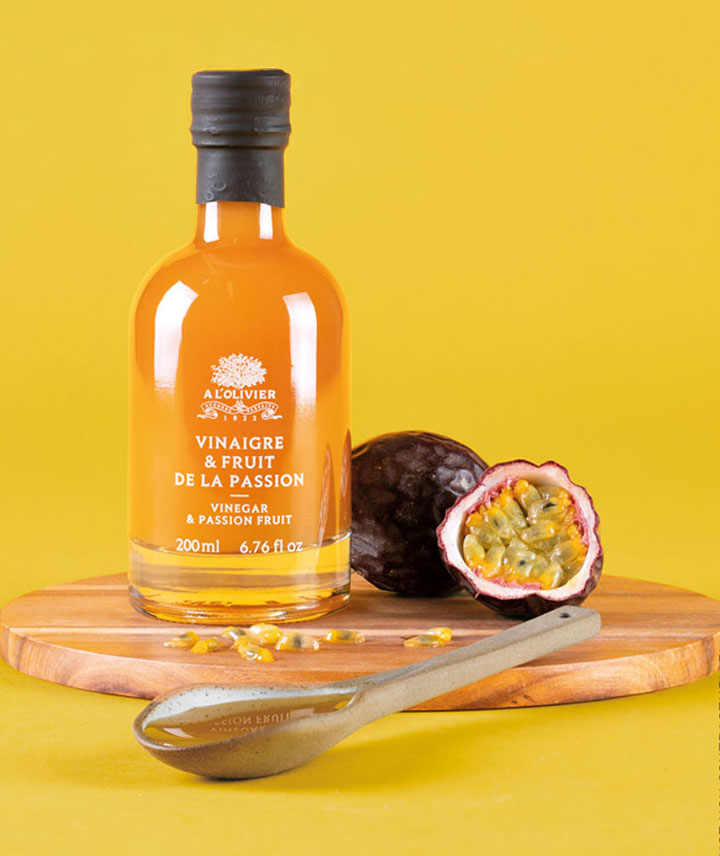 Vinaigre et fruit de la passion
