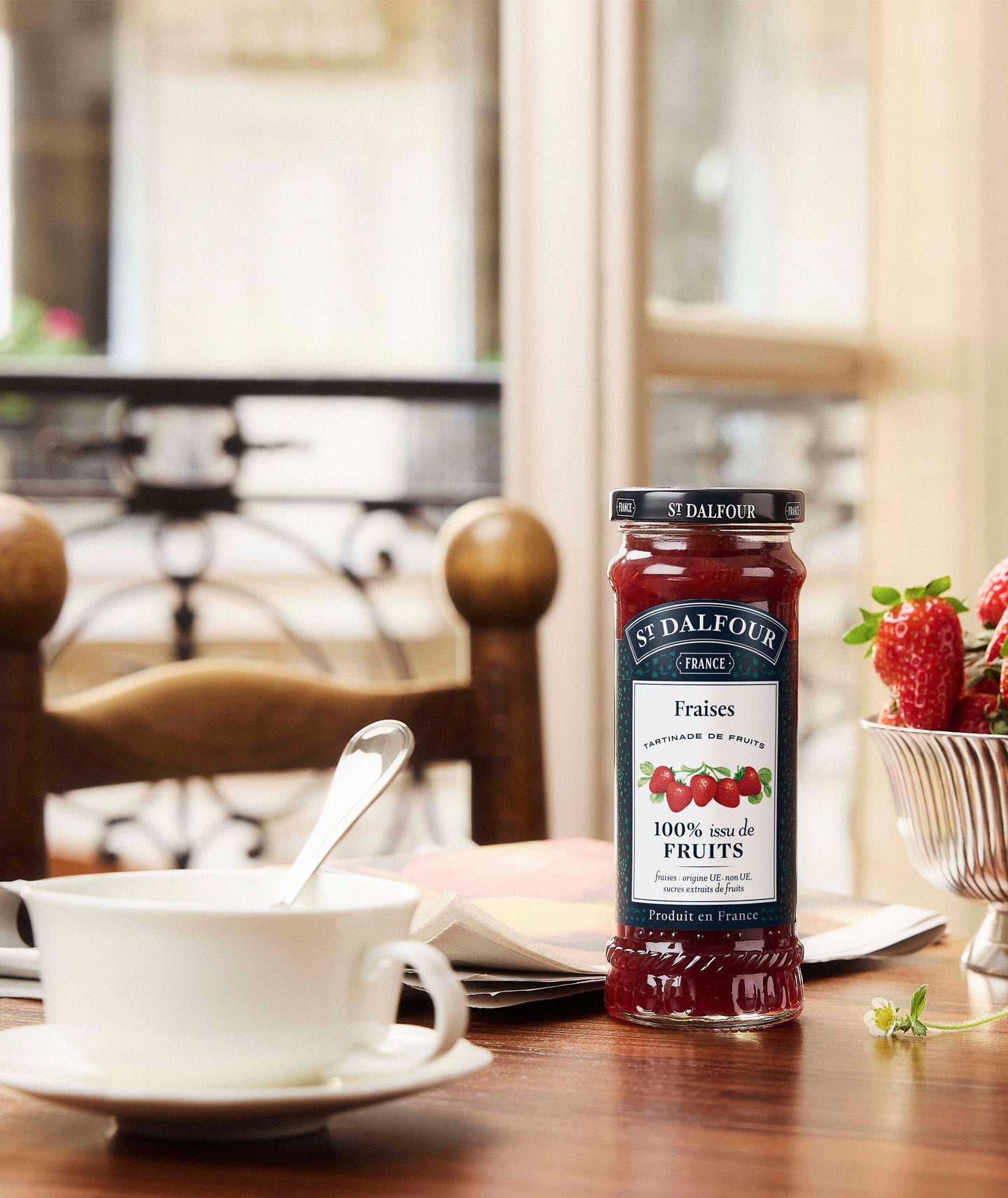 Confiture de fraises 100% issu de fruits