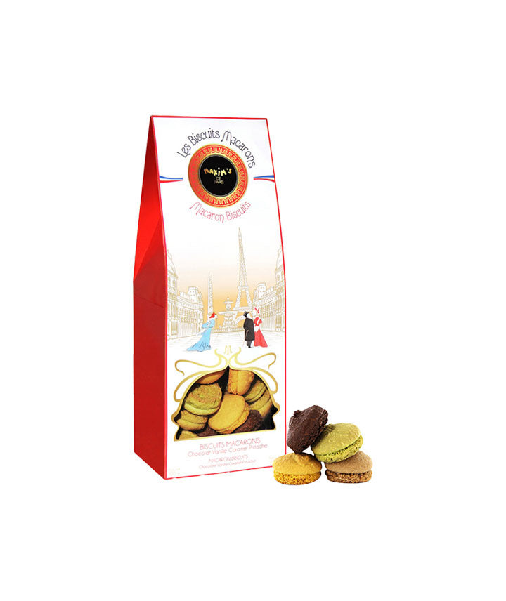 Etui biscuits macarons assortis