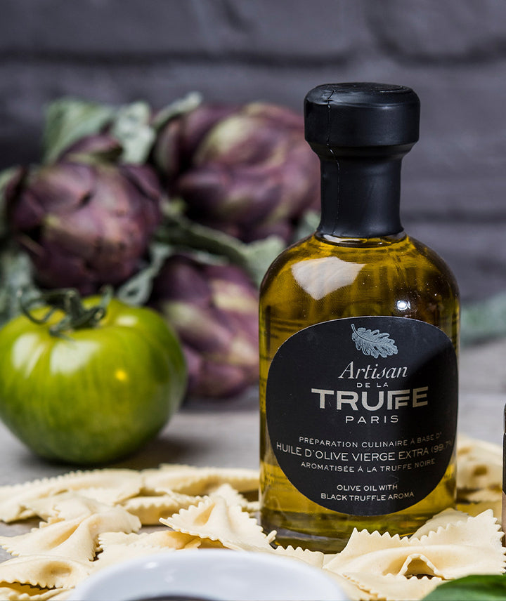 Huile d'olive vierge extra saveur truffe noire