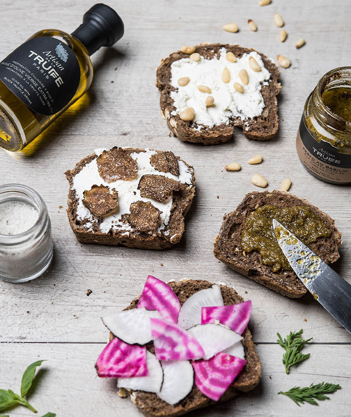 Pesto au basilic à la truffe d'été