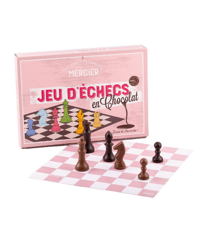 Assortiment chocolat noir et lait - Jeu d’échecs