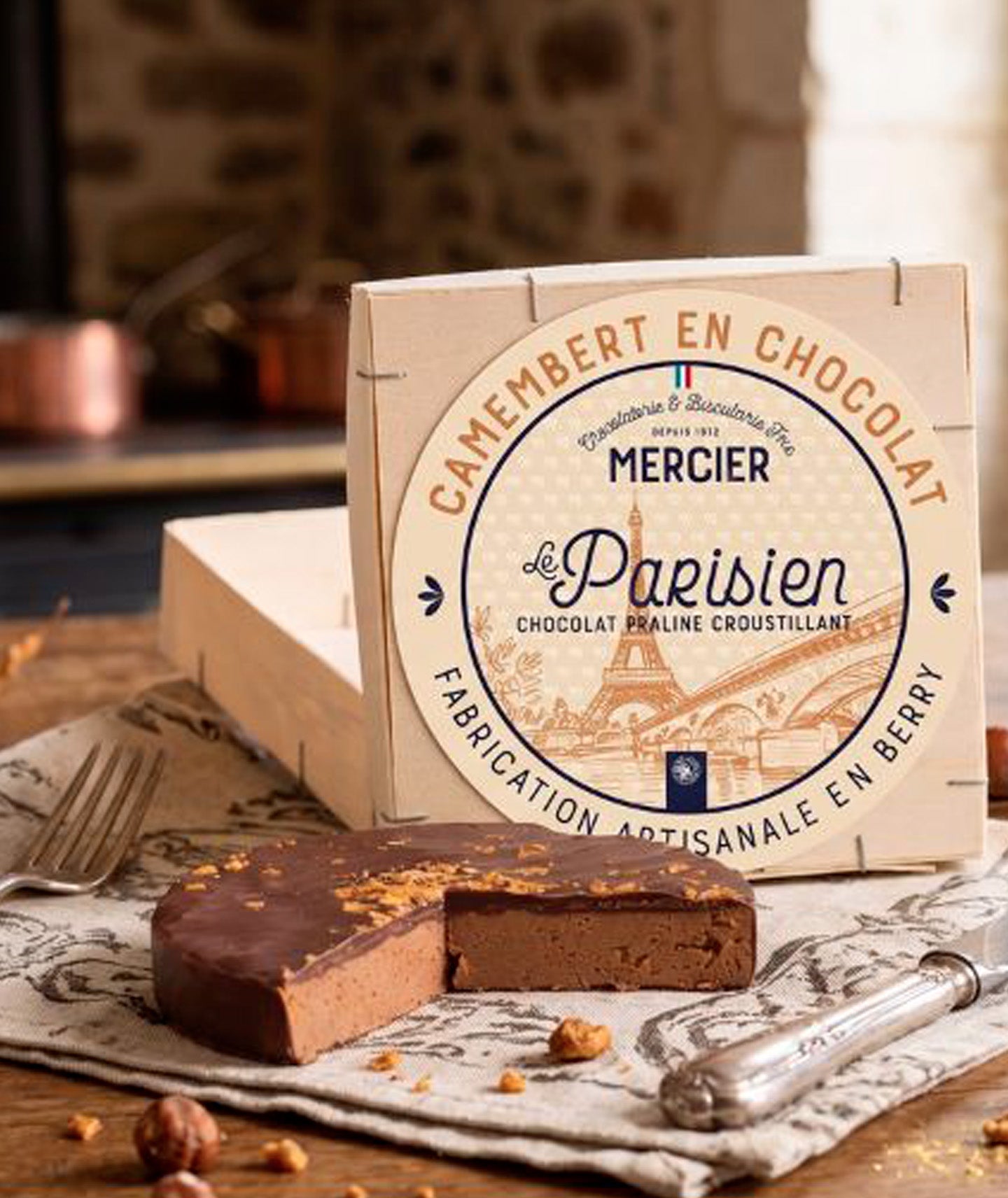 Camembert en chocolat "Le Parisien"