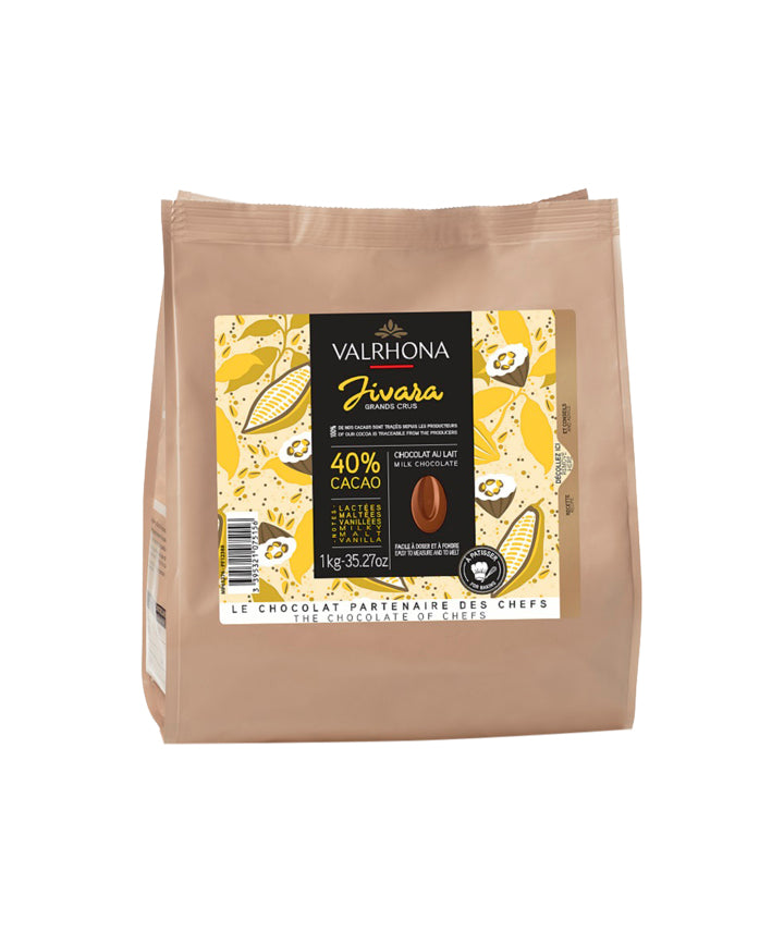 Sac de fèves chocolat lait Jivara 40%