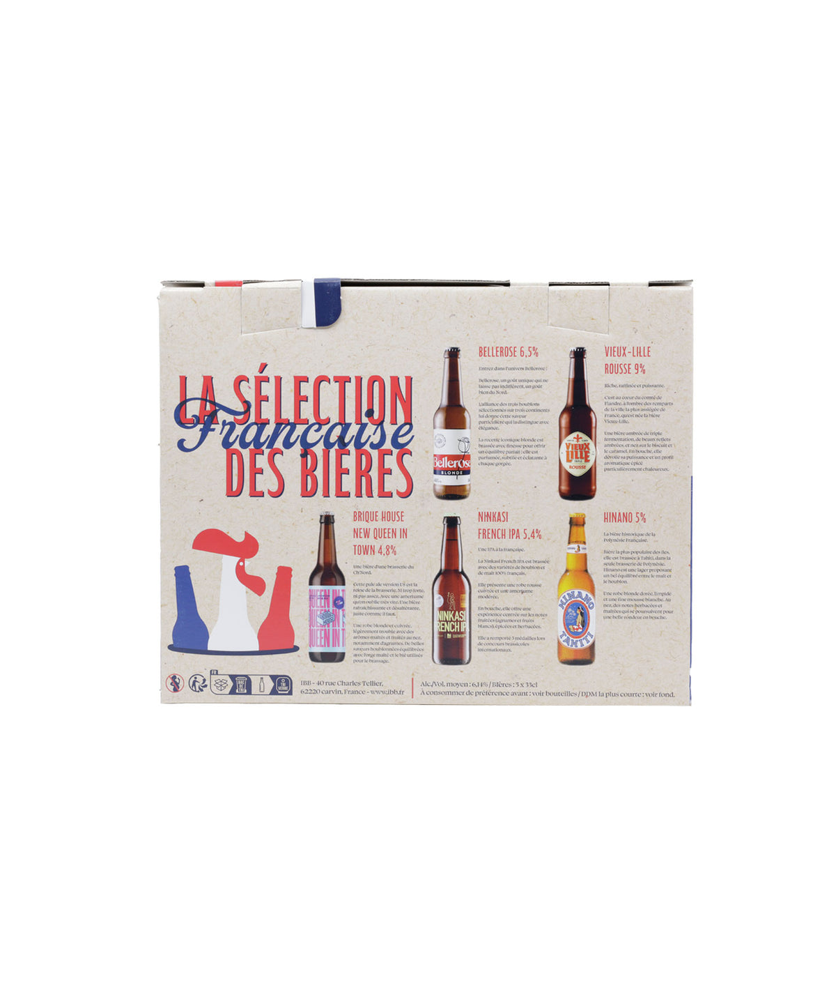 Coffret bières françaises