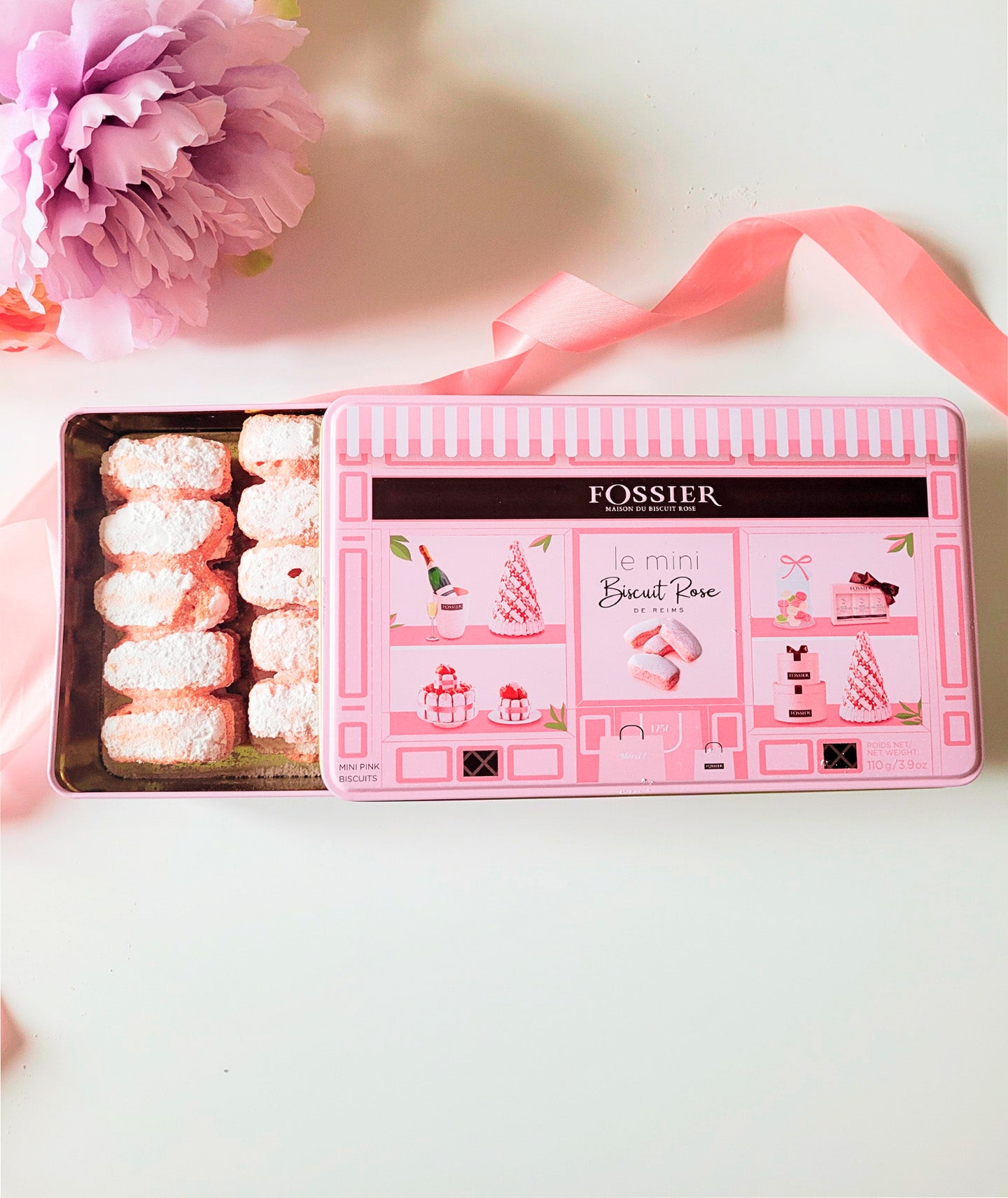 Coffret Boutique - Mini biscuit rose 110g
