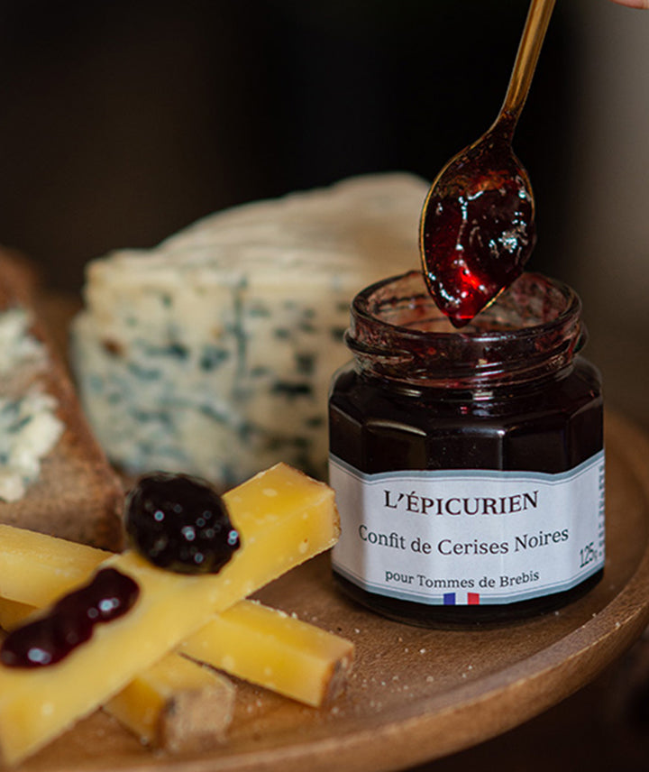 Confit de cerises noires