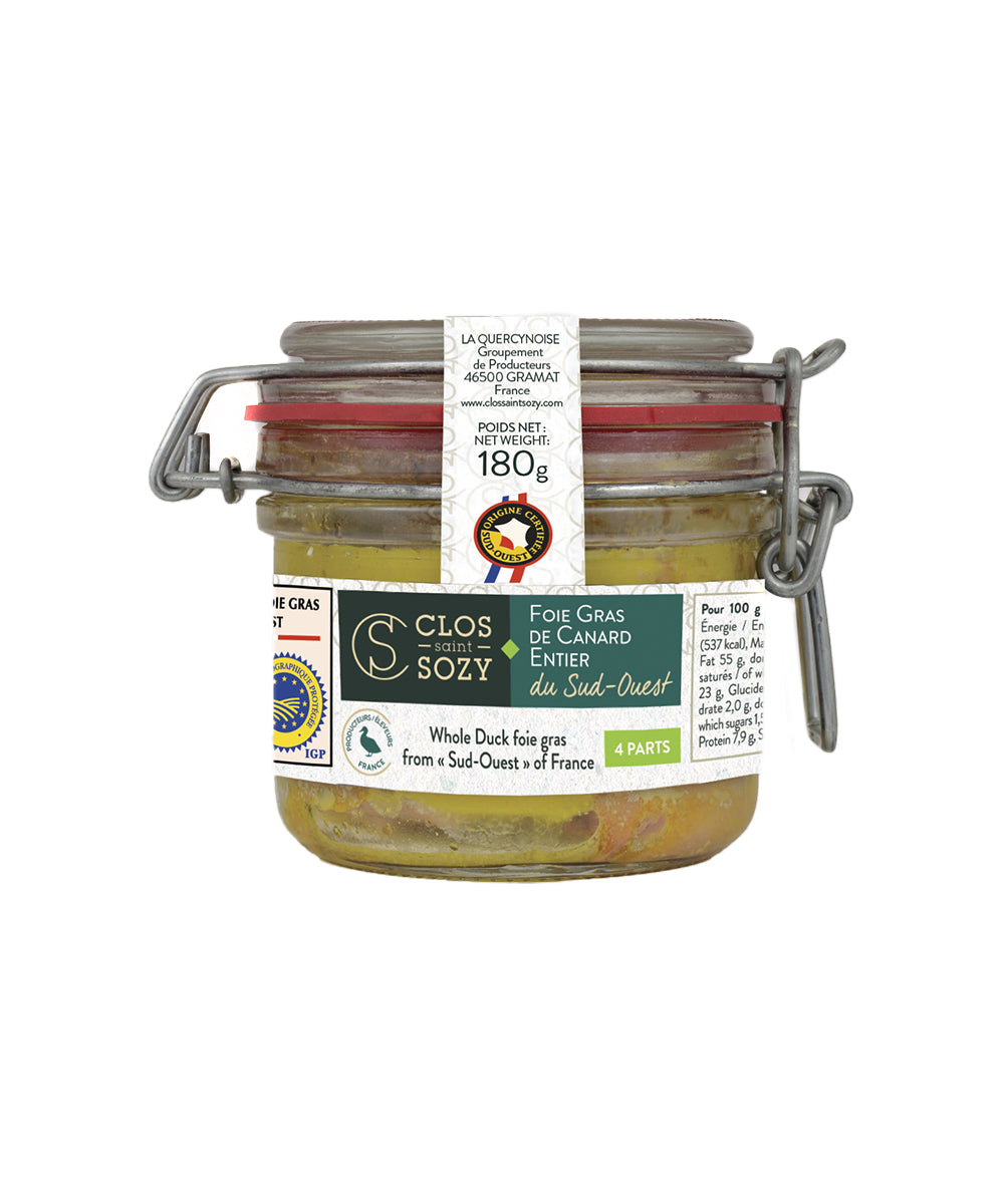 Foie gras de canard entier du Sud Ouest - 4 parts