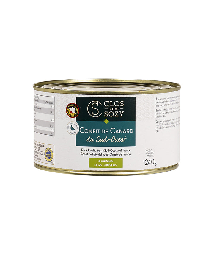 Confit canard du Sud Ouest - 4 cuisses