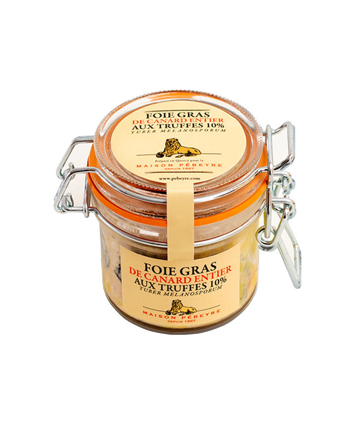 Foie gras de canard truffé 10% mi-cuit - Pot en verre 90gr