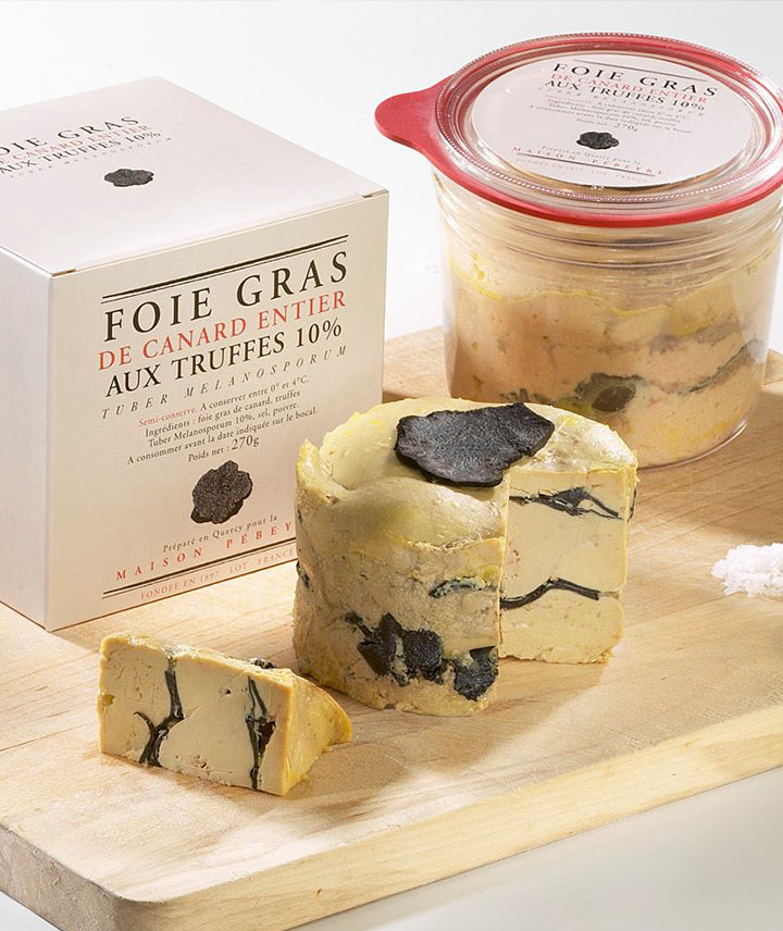 Foie gras de canard truffé 10% - Pot en verre 90gr