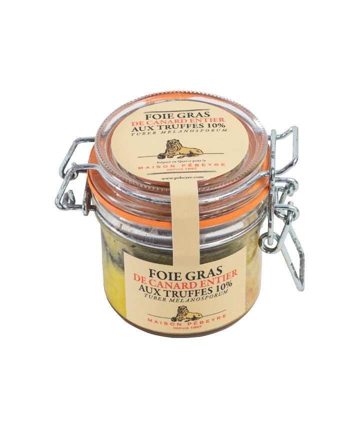 Foie gras de canard truffé 10% - Pot en verre 90gr
