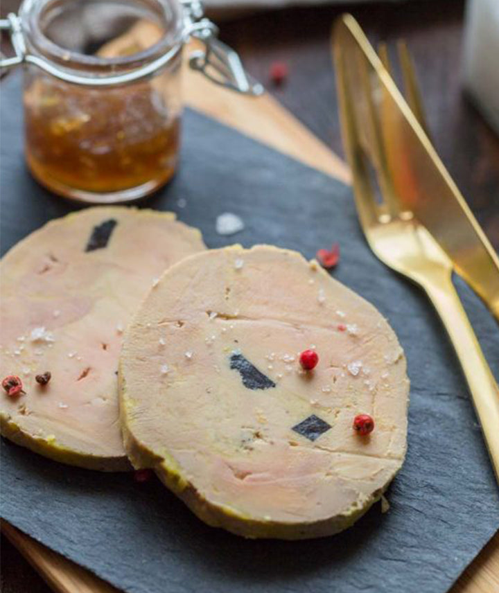 Tranche de foie gras de canard truffé 5% mi-cuit - 45gr
