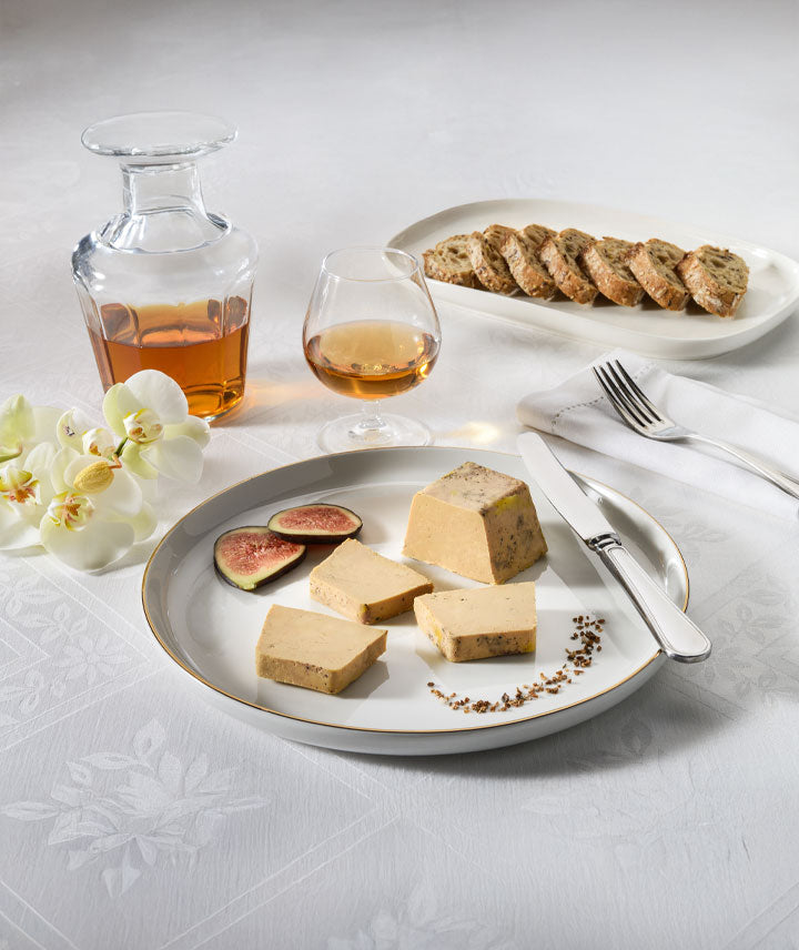 Foie Gras de Canard Entier du Sud-Ouest au Cognac et au Porto mi-cuit