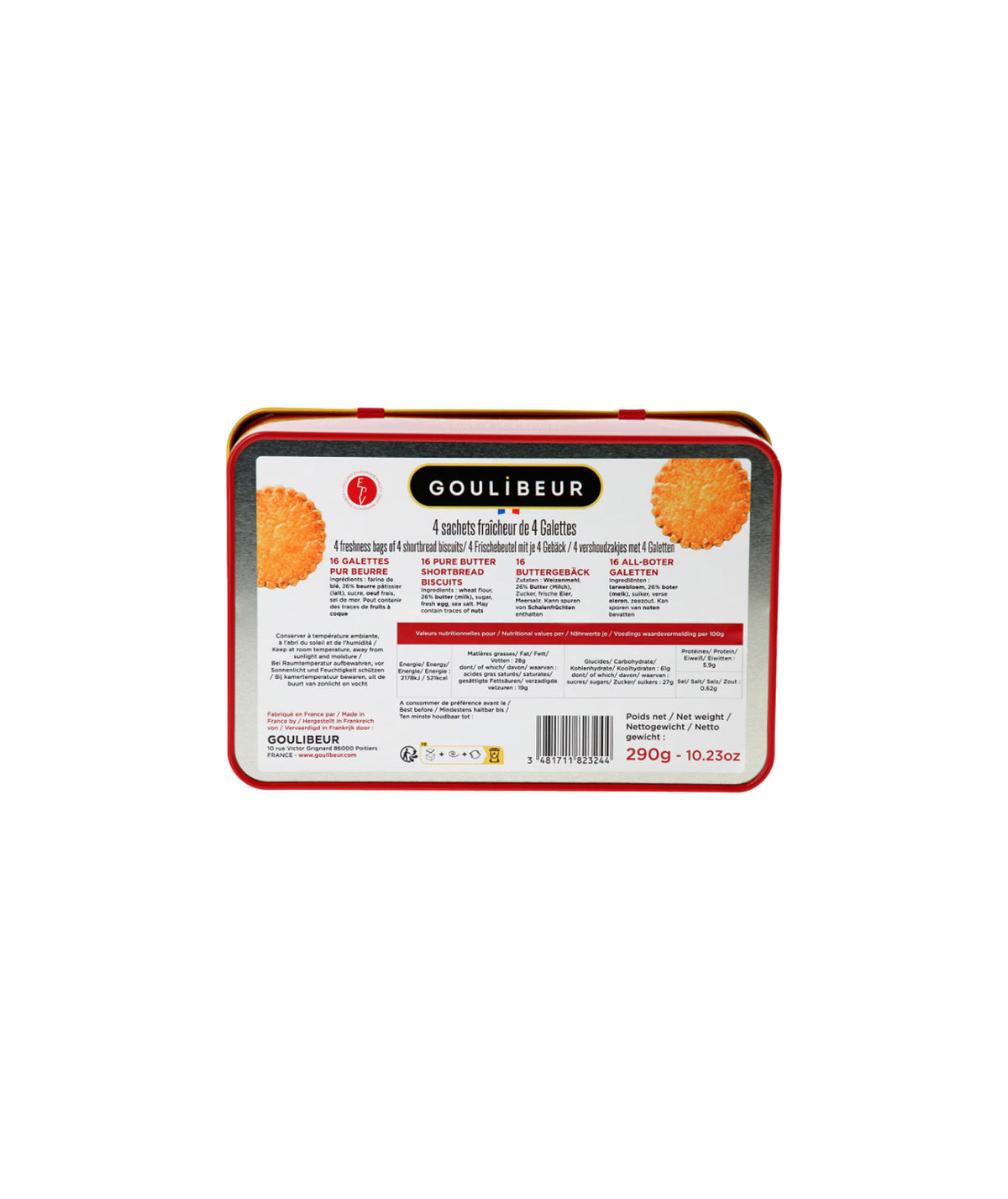 Coffret de galettes pur beurre