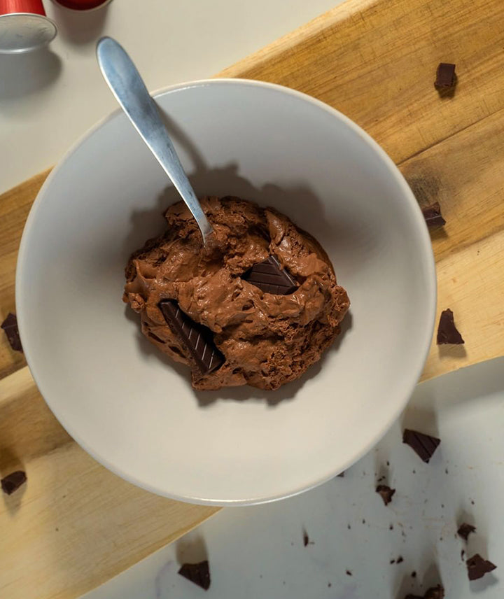 Mousse au chocolat du marché