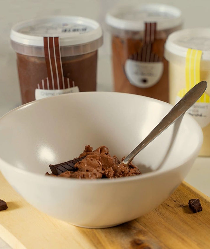 Mousse au chocolat du marché