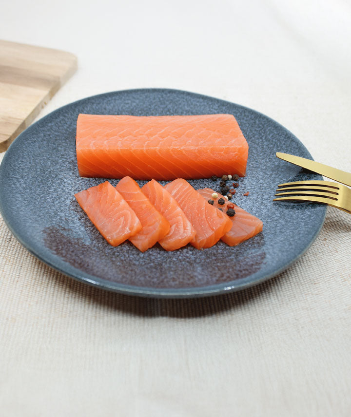 Cœur de saumon de fumé