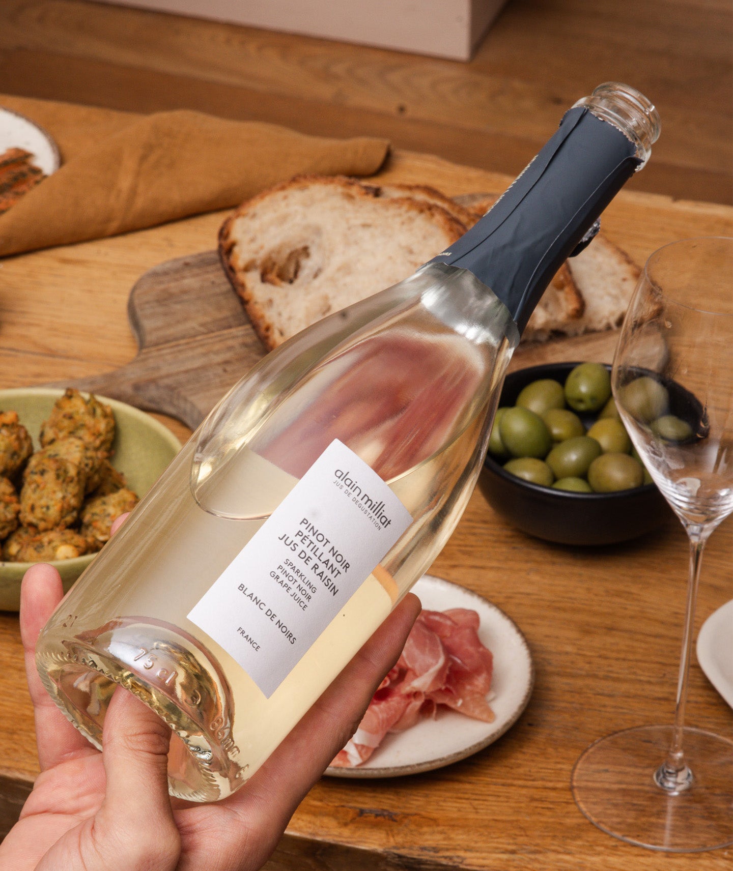 Jus de raisin pinot noir pétillant - Demi-bouteille