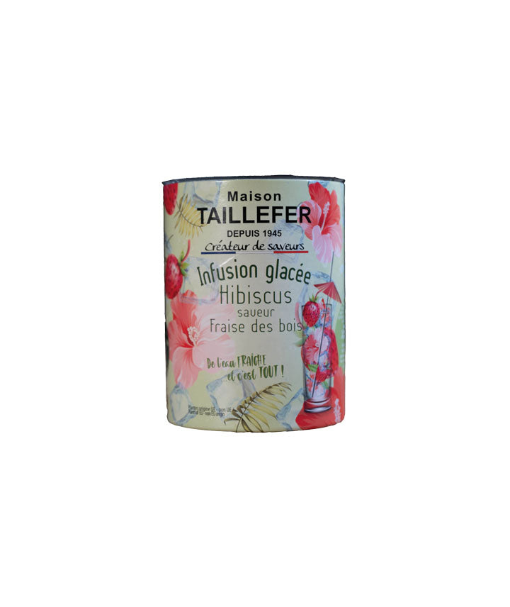 Infusion glacée hibiscus et fraise - Boîte vrac