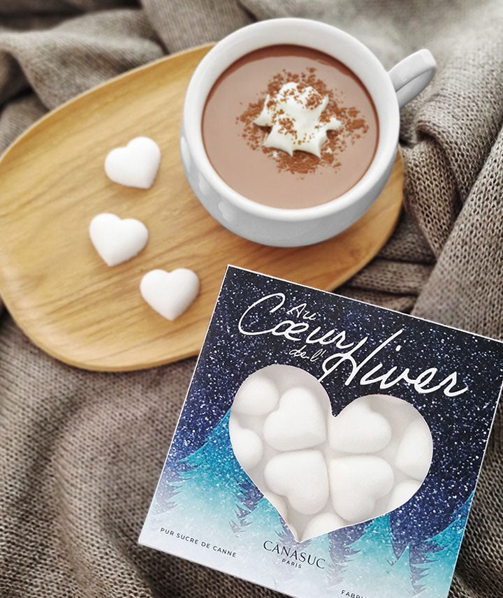 Coffret "Au cœur de l'hiver" - 32 sucres en forme de cœur