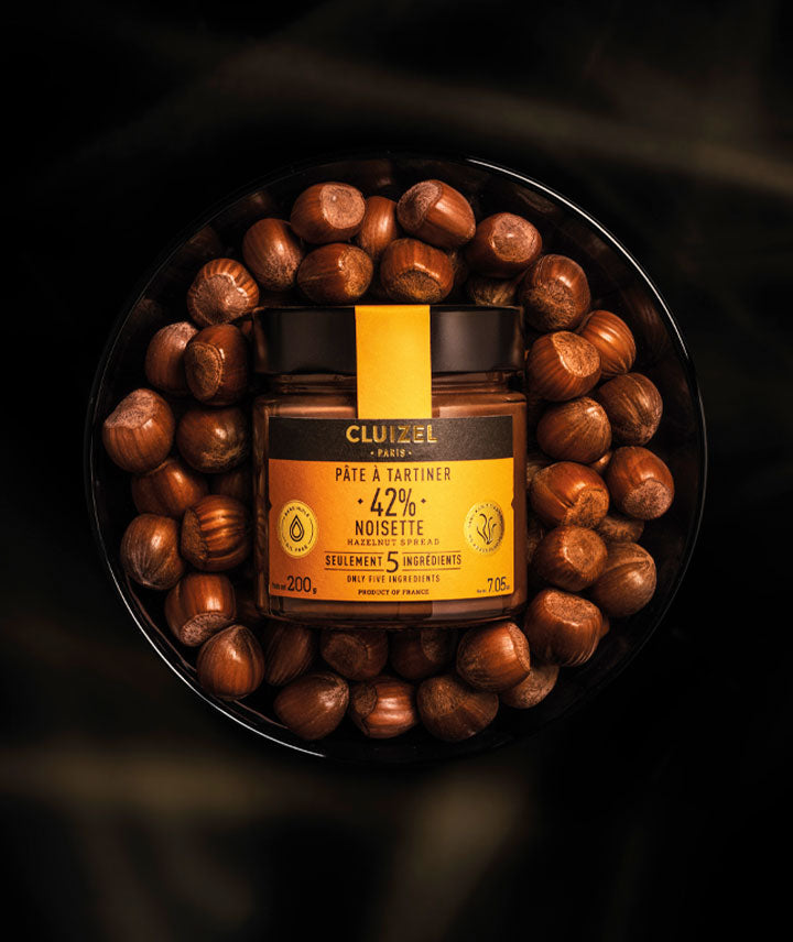Pâte à tartiner noisettes 42%