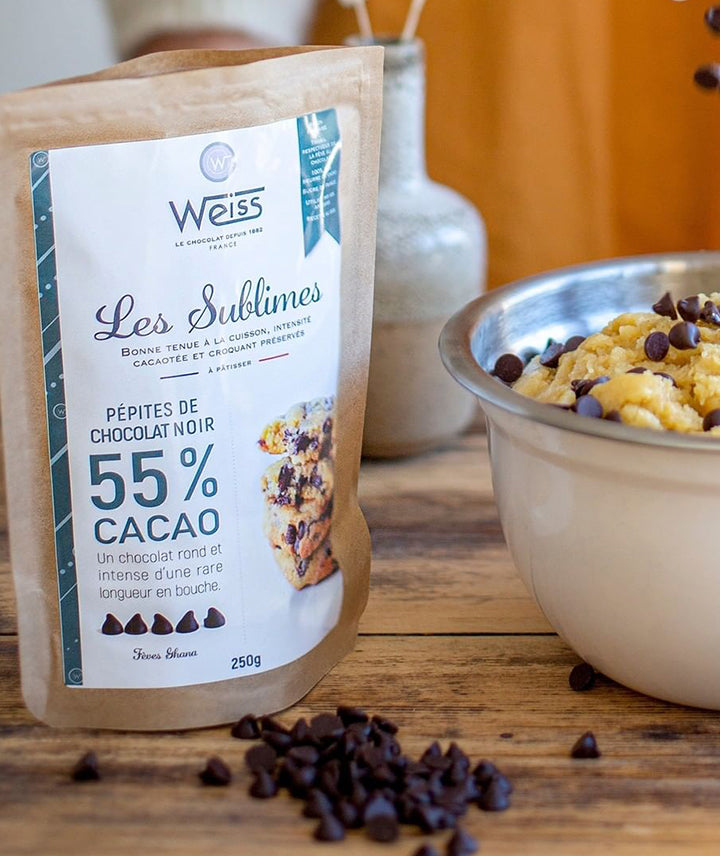 Sublimes- Sachet pépites de chocolat noir 55%