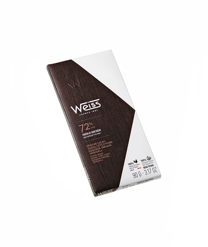 Tablette de chocolat Ebène 72%