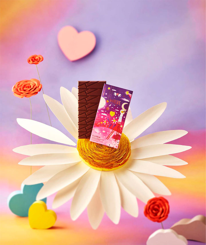 Tablette au chocolat au lait - A la folie