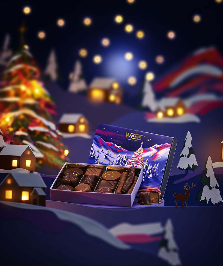 Ballotin chocolat de Noël