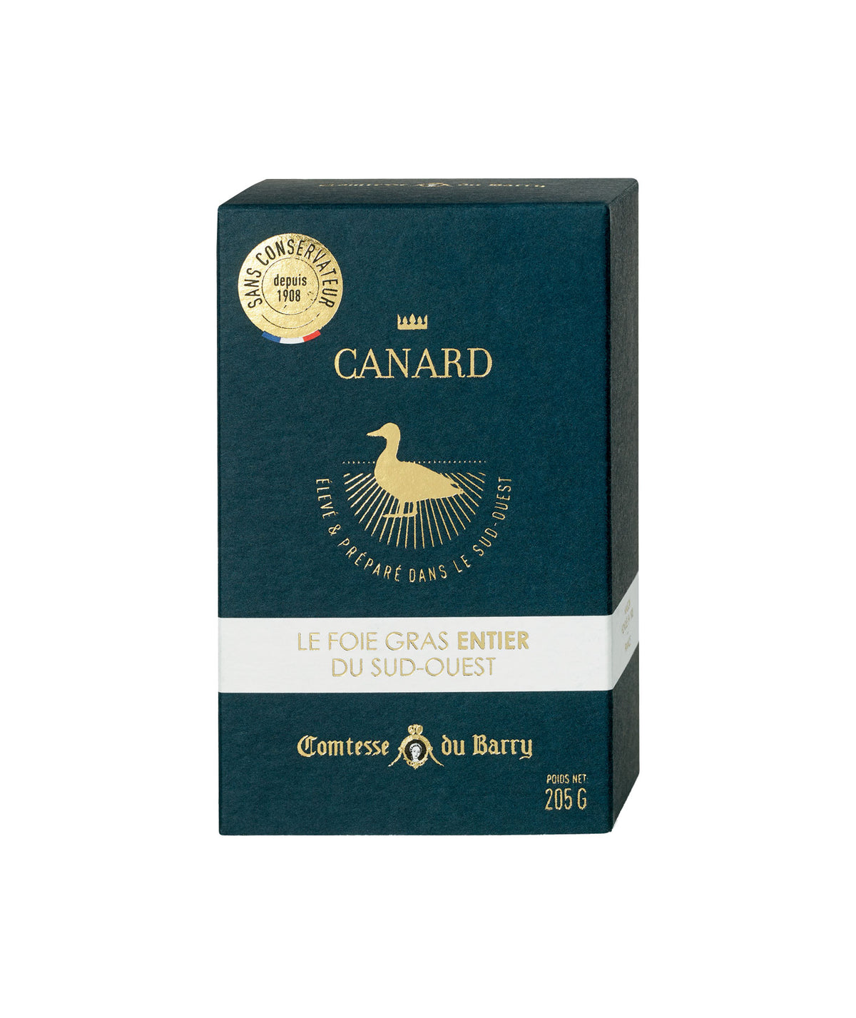 Foie gras de canard entier du Sud-Ouest - 205g