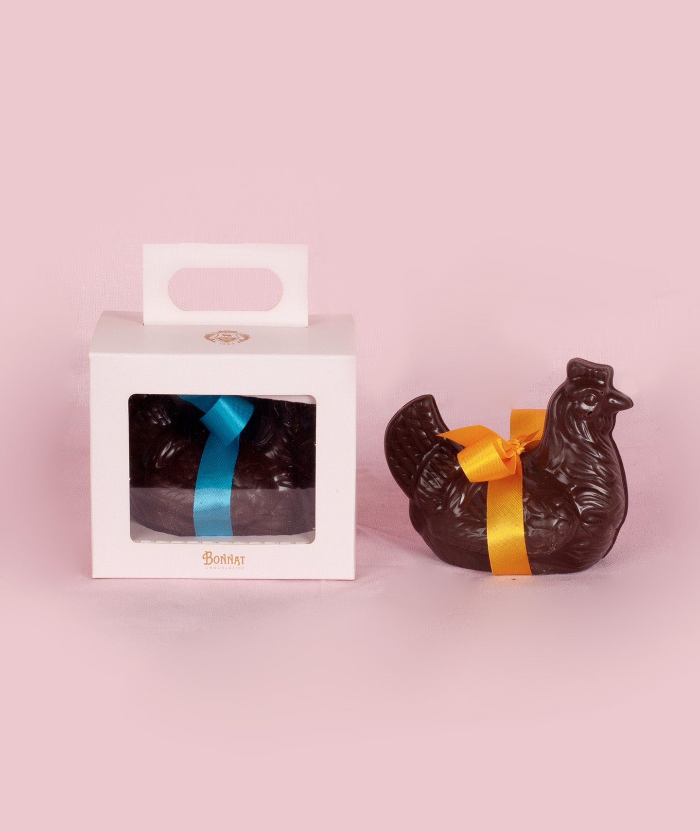 Poule chocolat noir - 100g