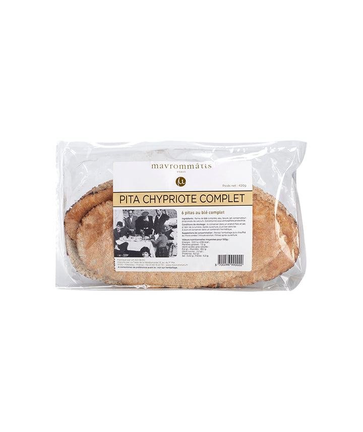 Pain pitta complet - Mavrommatis (sachet de 6 pains)
