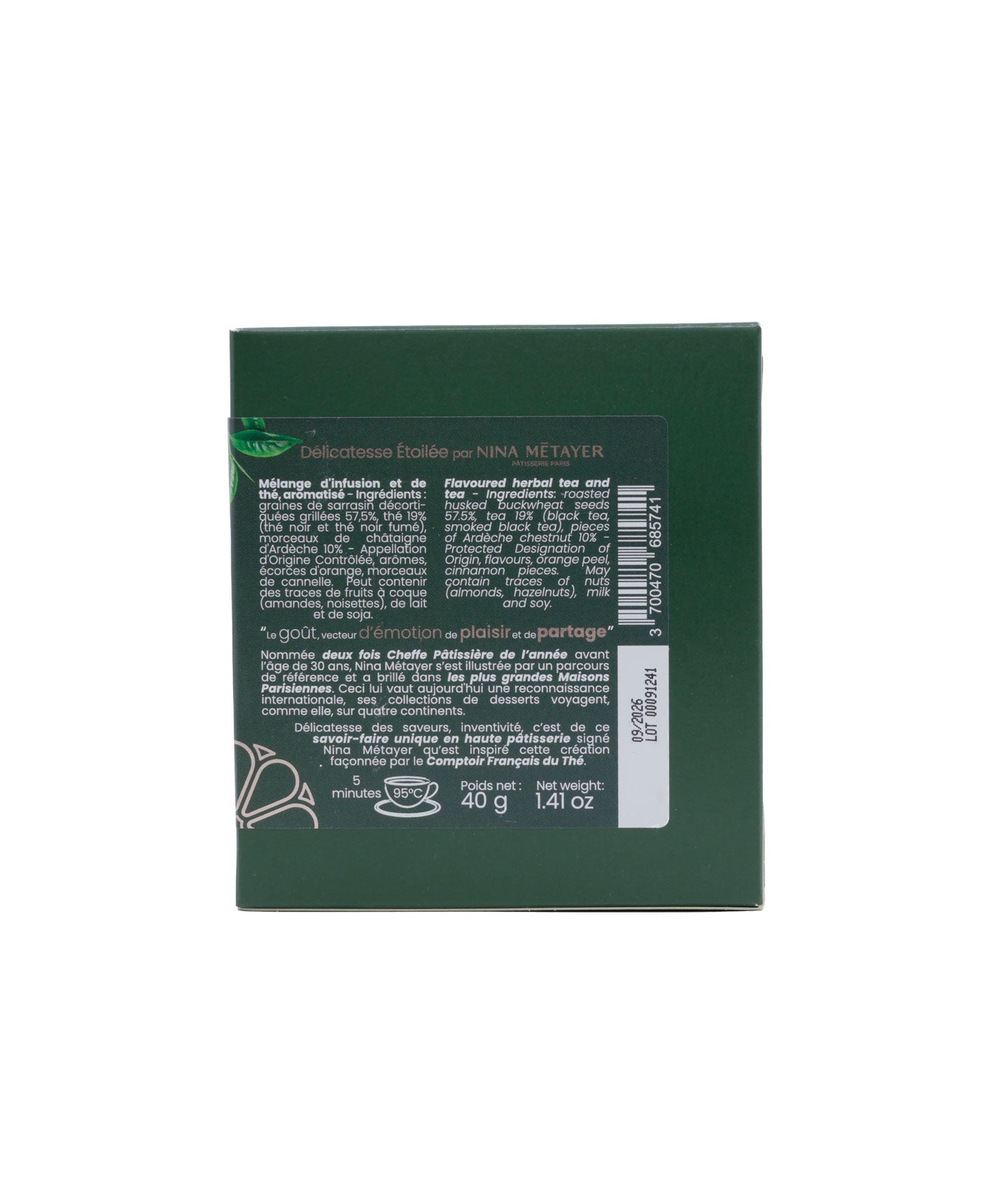 Infusion délicatesse Etoilée Nina Métayer - 20 sachets