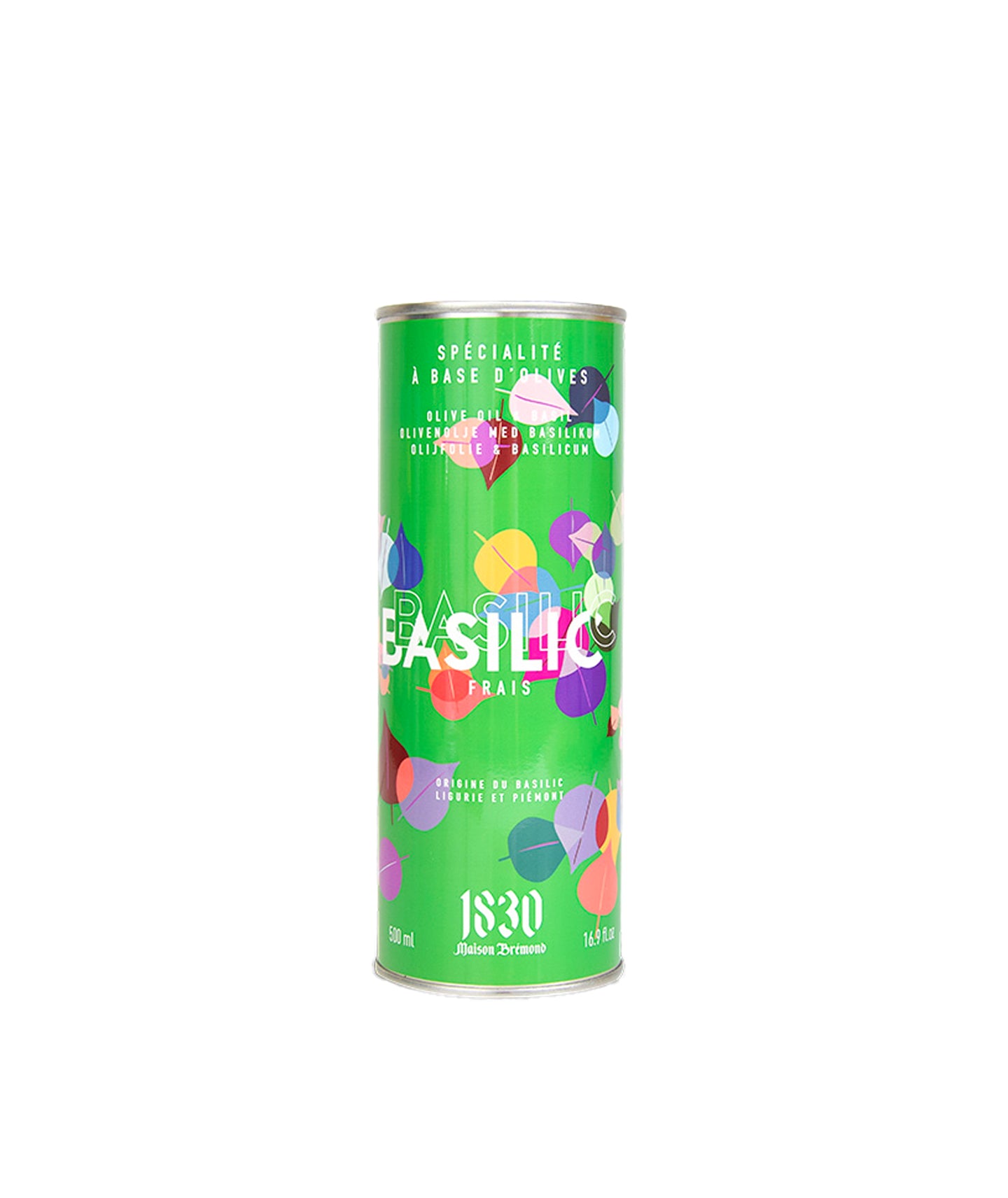 Huile d'olive vierge extra aromatisée au basilic - 500ml