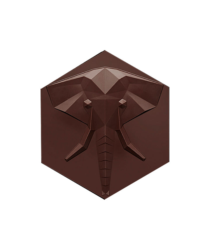 Chocolat Hexa-éléphant mendiant - Noir