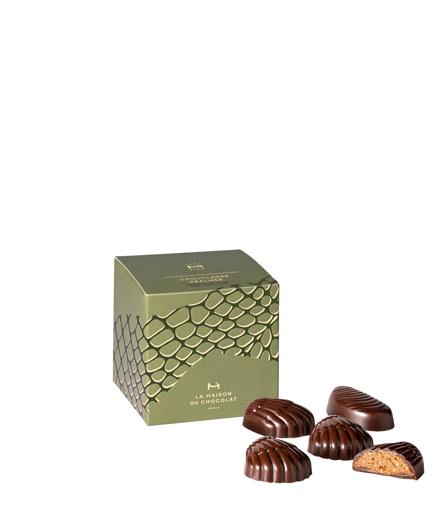 Friture prâliné au chocolat noir Croco - 200g
