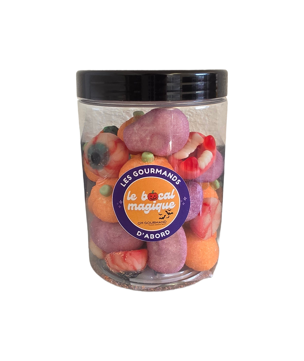 Mélange de bonbons gélifiés d'halloween