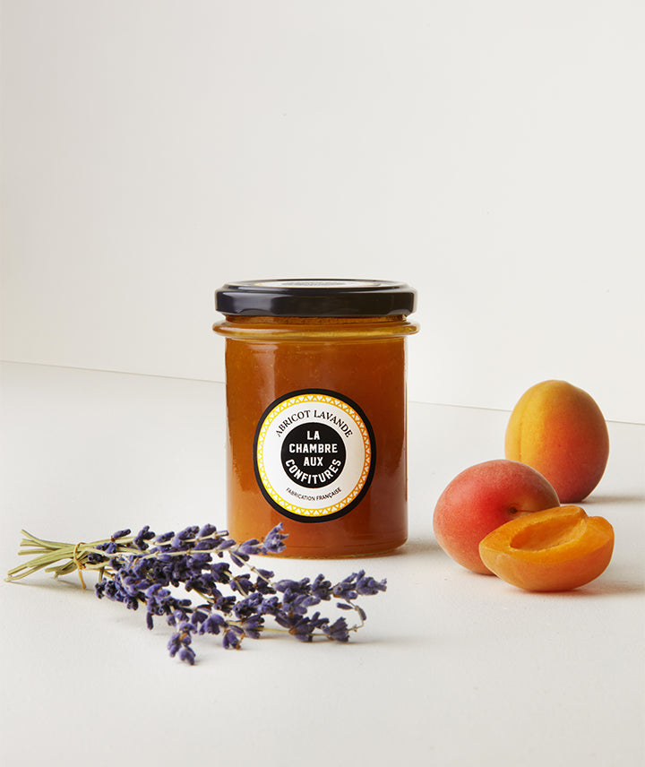 Confiture abricot lavande